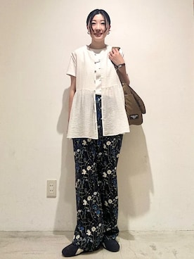 土倉さん（レディース・154cm）の春コーディネート