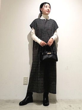 土倉さん(レディース・154cm)の冬コーディネート