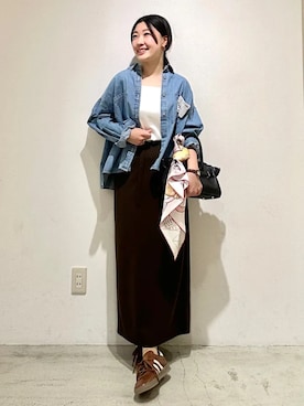 土倉さん（レディース・154cm）の春コーディネート