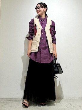 土倉さん（レディース・154cm）の夏コーディネート