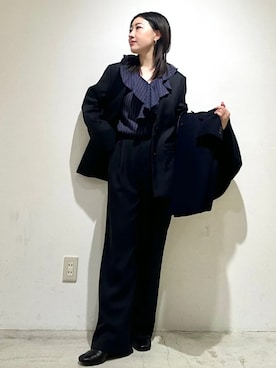 「Beau're（ヴュレ）のアイテム」を使った、土倉さん（レディース・154cm）の春コーディネート