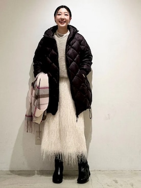 土倉さん（レディース・154cm）の冬コーディネート