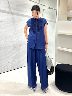 土倉さん（レディース・154cm）の夏コーディネート