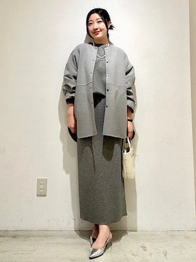 「Beau're（ヴュレ）のアイテム」を使った、土倉さん（レディース・154cm）の春コーディネート