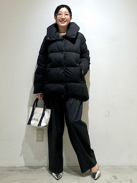 「SHIPS（シップス）のアイテム」を使った、土倉さん（レディース・154cm）の秋コーディネート