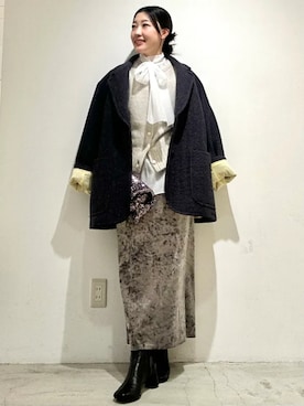 土倉さん（レディース・154cm）の冬コーディネート