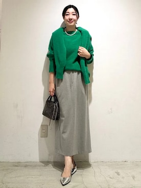 土倉さん（レディース・154cm）の冬コーディネート