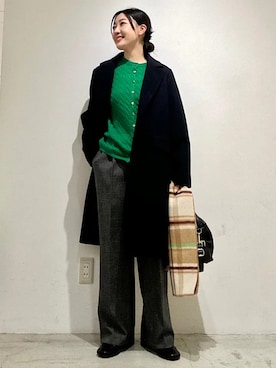 土倉さん（レディース・154cm）の冬コーディネート