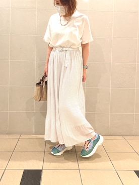 「マーメイドライン」｜keikoさん（レディース・159cm）の夏コーディネート