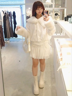 「152cm」｜「アイテム（ブルゾン）」を使った、ばらさん（レディース・152cm）の秋コーディネート