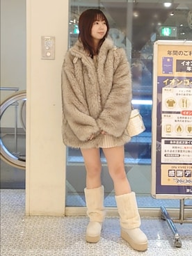 「アイテム（その他アウター）」を使った、ばらさん（レディース・152cm）の秋コーディネート