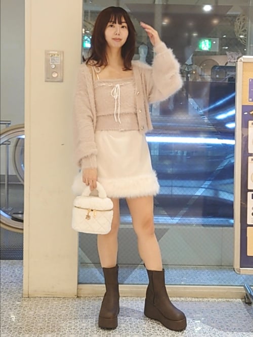 【NICE CLAUP】サイドゴアボリュームソールショートブーツ Mサイズ✨️ one after another NICE CLAUP｜【マイナス3キロ見え