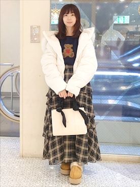 「アイテム（サンダル）」を使った、ばらさん（レディース・152cm）の秋コーディネート