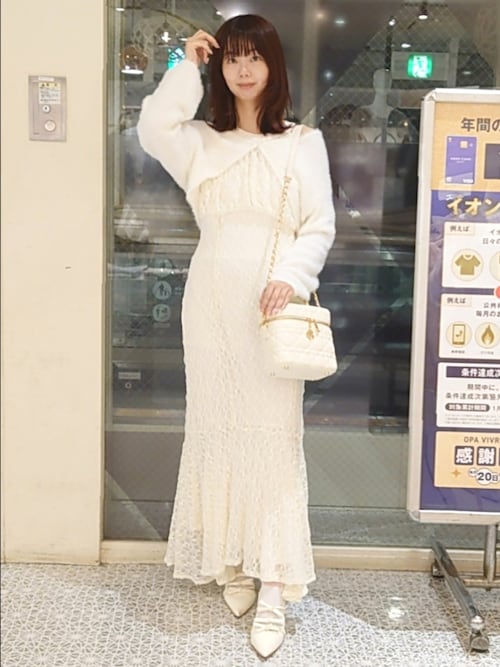 ワンピース laceup bloeroxonepiece set lace bolero one-piece set