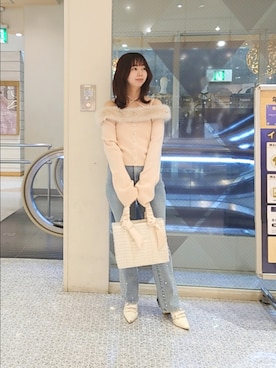 「one after another NICE CLAUP（ワンアフターアナザーナイスクラップ）のアイテム」を使った、ばらさん（骨格ウェーブ・レディース・152cm）の秋コーディネート