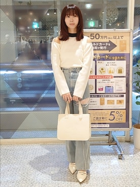 「one after another NICE CLAUP（ワンアフターアナザーナイスクラップ）のアイテム」を使った、ばらさん（骨格ウェーブ・レディース・152cm）の秋コーディネート