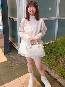 「152cm」｜「アイテム（ブーツ）」を使った、ばらさん（レディース・152cm）の秋コーディネート