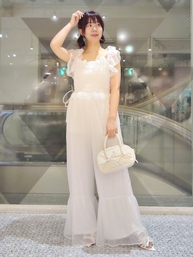「one after another NICE CLAUP（ワンアフターアナザーナイスクラップ）のアイテム」を使った、ばらさん（レディース・152cm）の夏コーディネート
