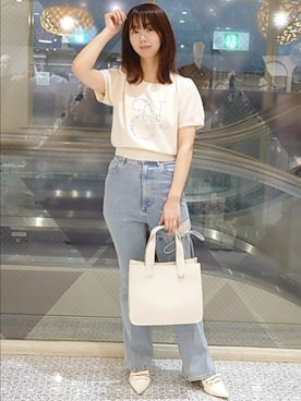 「one after another NICE CLAUP（ワンアフターアナザーナイスクラップ）のアイテム」を使った、ばらさん（骨格ウェーブ・レディース・152cm）の秋コーディネート