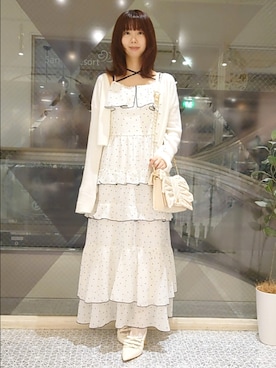 「one after another NICE CLAUP（ワンアフターアナザーナイスクラップ）のアイテム」を使った、ばらさん（骨格ウェーブ・レディース・152cm）の秋コーディネート