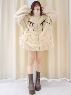 「152cm」｜「アイテム（ブルゾン）」を使った、ばらさん（レディース・152cm）の秋コーディネート