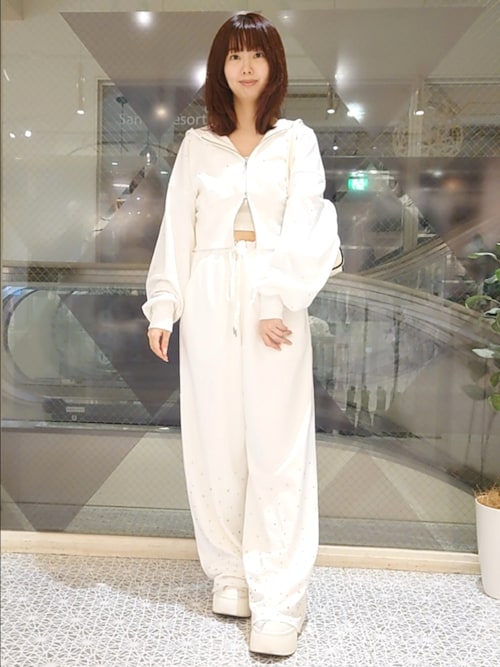 セール】【新色追加】リボンカスタムスニーカー（スニーカー）｜one