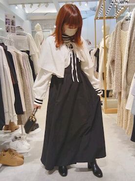 「152cm」｜「アイテム（アンサンブル）」を使った、ばらさん（レディース・152cm）の秋コーディネート