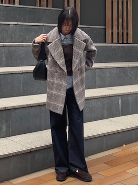 NATSUMIさん（レディース・166cm）の冬コーディネート