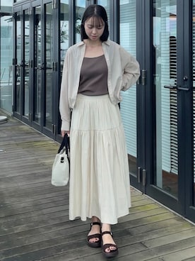 NATSUMIさん(レディース・166cm)の夏コーディネート