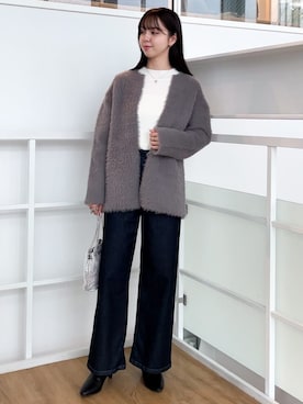 「SOMETHING（サムシング）のアイテム」を使った、NATSUMIさん（レディース・165cm）の秋コーディネート
