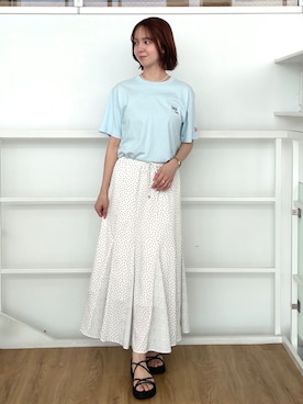 「grove（グローブ）のアイテム」を使った、NATSUMIさん（レディース・166cm）の夏コーディネート