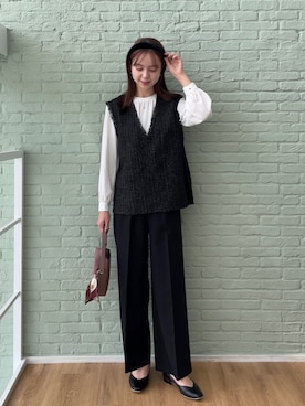 「アイテム（その他トップス）」を使った、NATSUMIさん（レディース・165cm・20代）の秋コーディネート