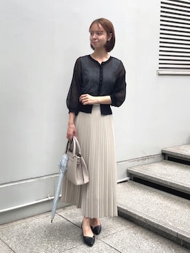 「grove（グローブ）のアイテム」を使った、NATSUMIさん（レディース・166cm）の夏コーディネート
