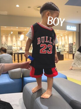 「present（プレゼント）のアイテム」を使った、ｔｏｗａさん（キッズ・90cm）の夏コーディネート