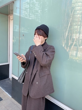 「epnok（エプノック）のアイテム（ジャケット/アウター）」を使った、ぴーやさん（メンズ・177cm）の夏コーディネート