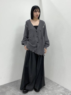 「HARE（ハレ）のアイテム（ドレスシューズ）」を使った、しおりさん（レディース・173cm）の冬コーディネート
