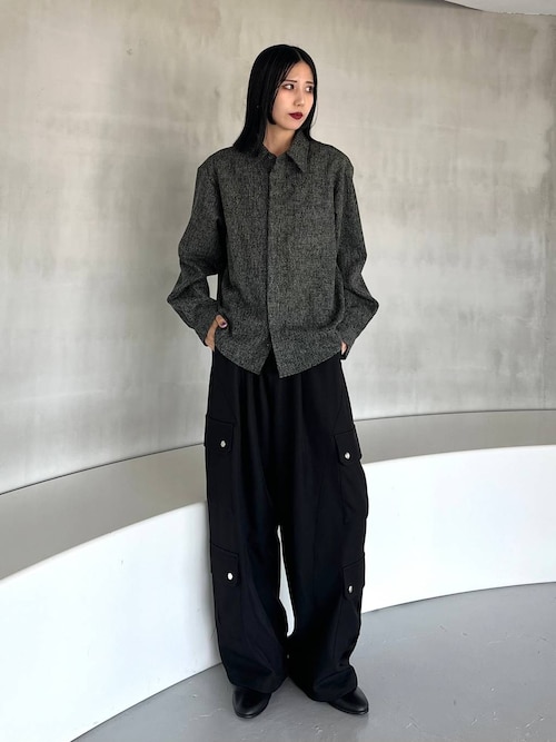 セール】【SET UP対応】コンパクトツイードシャツ(HARE)（シャツ