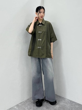 しおりさん（レディース・173cm）の夏コーディネート