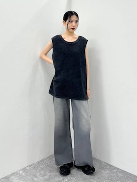 しおりさん（レディース・173cm）の夏コーディネート