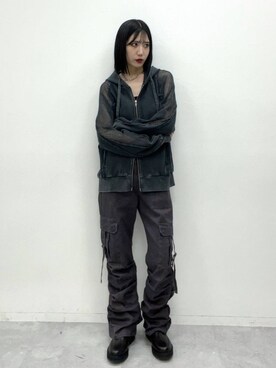 しおりさん（レディース・173cm）の冬コーディネート