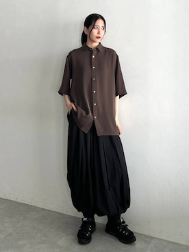 しおりさん（レディース・173cm）の夏コーディネート