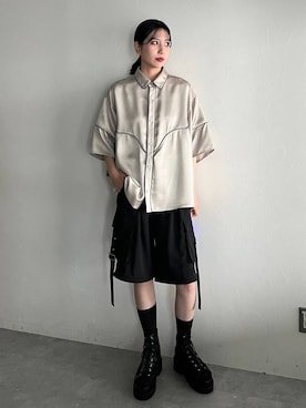 「HARE」｜しおりさん（レディース・173cm）の春コーディネート