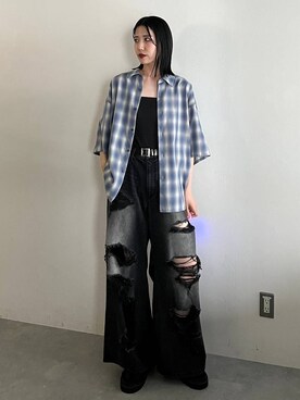 「HARE」｜しおりさん（レディース・173cm）の春コーディネート