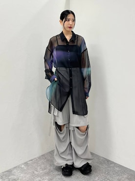 しおりさん（レディース・173cm）の夏コーディネート