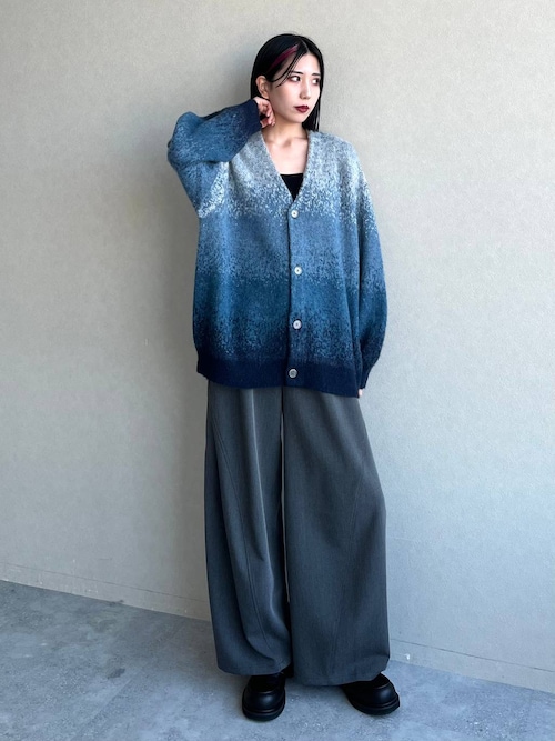 グラデモヘアニットカーディガン(HARE)