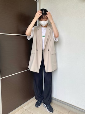 「SIERRA DESIGNS（シェラデザイン）のアイテム」を使った、miy🦔 /ロンドン留学中さん（レディース・162cm）の夏コーディネート