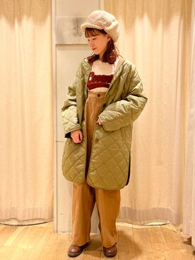 「Samansa Mos2（サマンサ モスモス）のアイテム（テーラードジャケット）」を使った、ｙｕｋａさん（レディース・158cm）の秋コーディネート