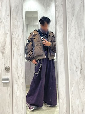 「NEXT IMPULSIVE（ネクストインプルーシブ）のアイテム」を使った、リンタロさん（メンズ・173cm）の冬コーディネート