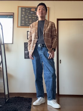 「Danner（ダナー）のアイテム（シューズ）」を使った、sinhasiさん（メンズ・177cm）の春コーディネート