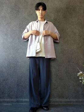 「CASPER JOHN（キャスパージョン）のアイテム（ブーツ）」を使った、ルナラビさん（メンズ・176cm）の春コーディネート